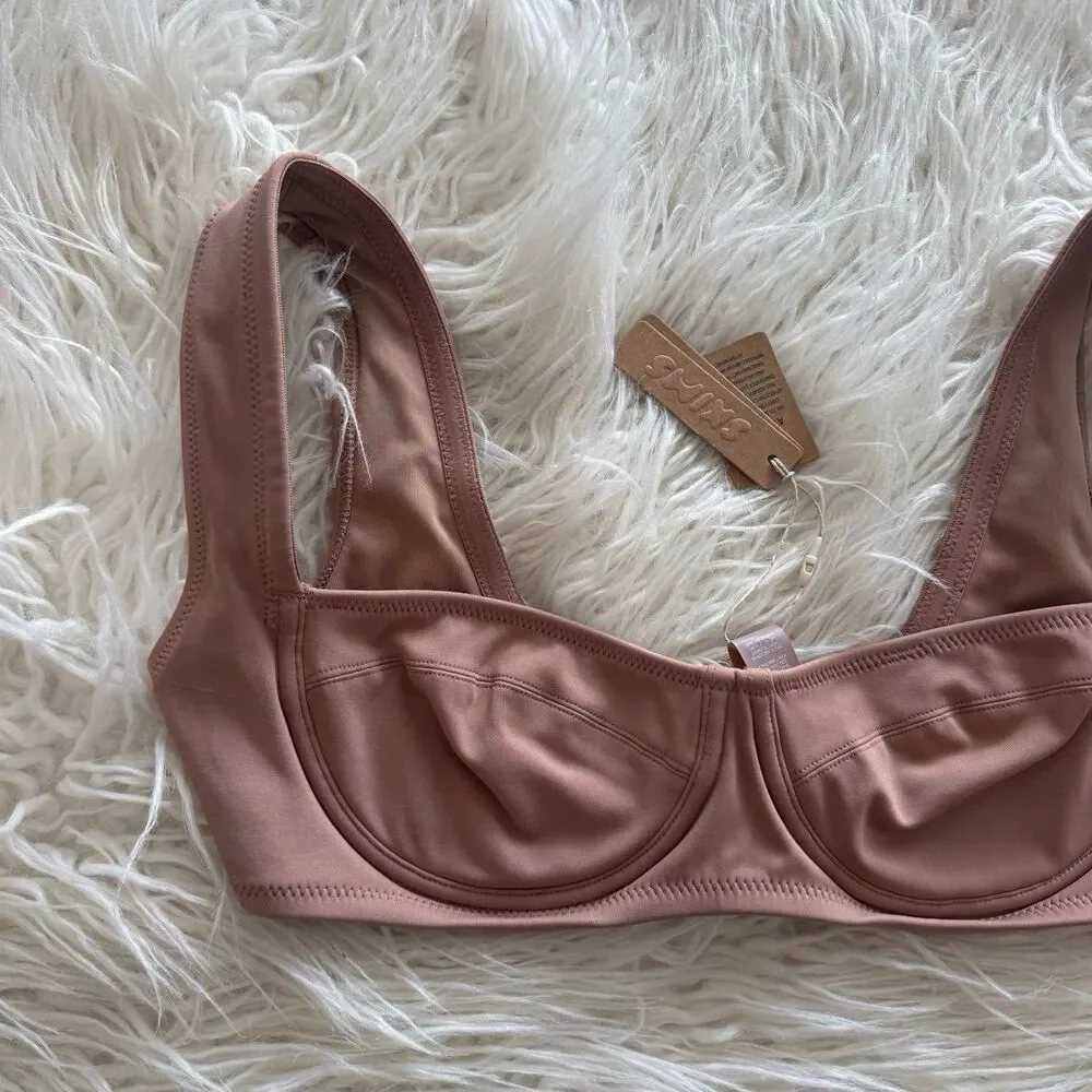 Skims Shaping Swim Unlined Underwire Bikini Top Sienna Size XS